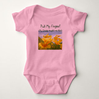 Dra i min Finger! Onsie Creeper Pappa lärde mig Tee Shirt