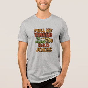 Dra i min tå för att släppa pappaskämt t shirt