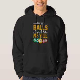 Dra i mina bollar får mig att skrika Bingo spelar Hoodie