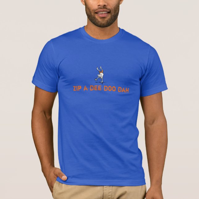 Dra igen blixtlåset på en Dee Doo Dah övar Tee Shirt (Framsida)