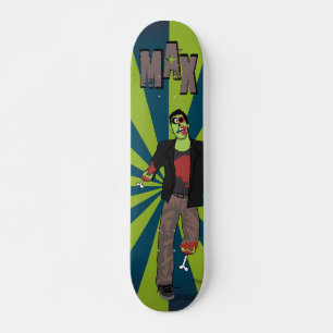 Dra igen blixtlåset på Zombieskateboarden Skateboard Bräda 19,5 Cm