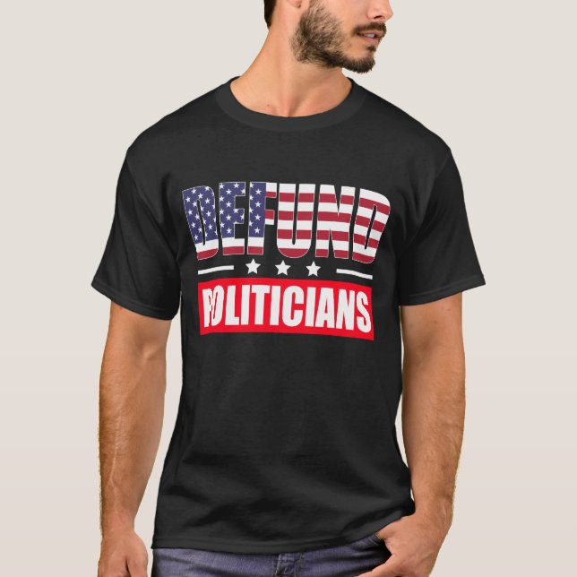 Dra in politikerernas finansiering t shirt (Framsida)