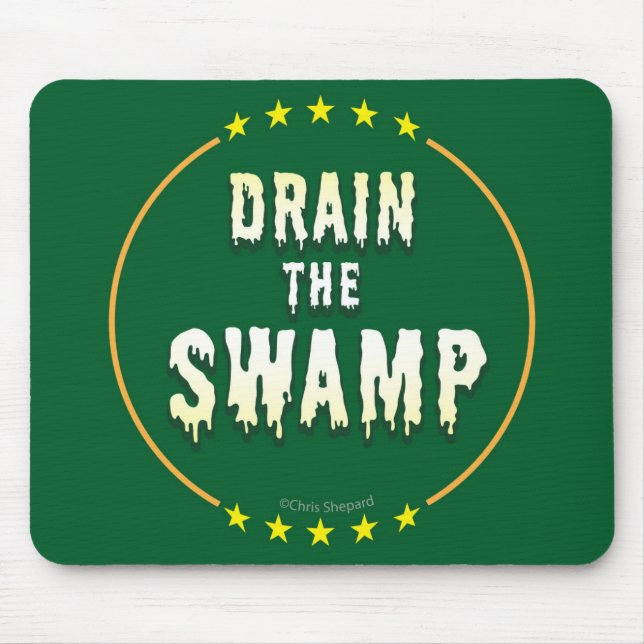 DRA IN SWAMP Stoppa dåliga byråkrater och Politika Musmatta (Framsidan)