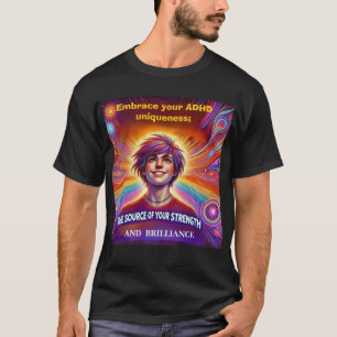 Dra med ADHD*-upplösningen i din ADHD-kvalitet T Shirt