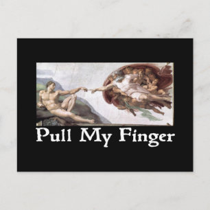 Dra min Finger Vykort