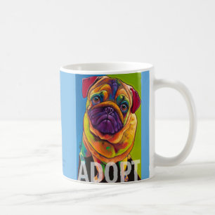 Dra mopset ADOPTERAR muggen vid Ron brännskador Kaffemugg