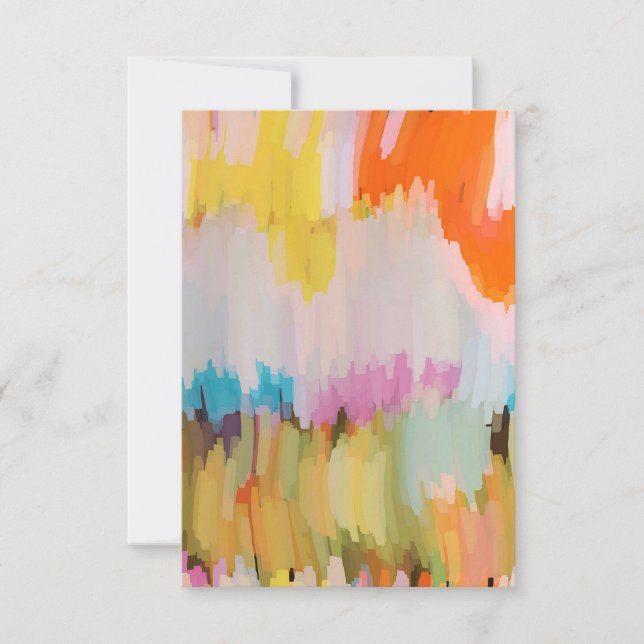 Dra och släpp bröllopsinbjudningar OSA kort (Framsida)