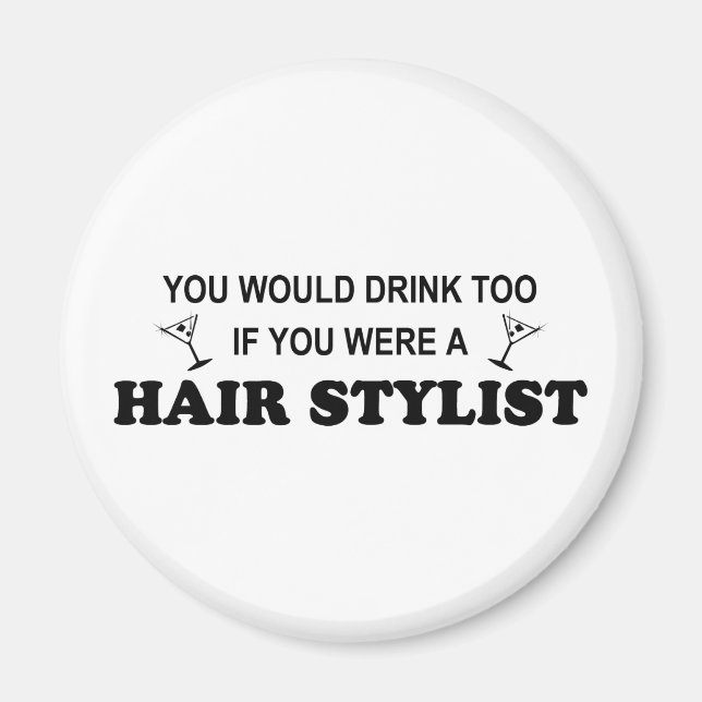 Dra också - Hårt Stylist Magnet (Framsidan)