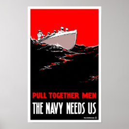 Dra samman Manar - flottan behöver oss Poster