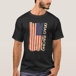 Dra Tävla amerikansk Flagga Dra Tävla Älskare Prem T Shirt
