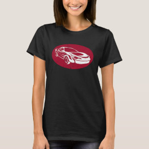 Dra Tävla Röd snabbbilsstarturbo Ni T Shirt