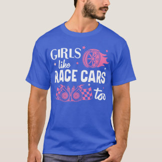 Dra Tävla Tävling Flickor som Tävling till 1 T Shirt