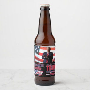 Dra tillbaka Amerika Ölflaska Etikett