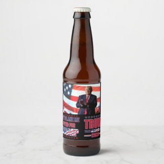Dra tillbaka Amerika Ölflaska Etikett
