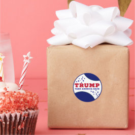 Dra tillbaka Amerika Runt Klistermärke