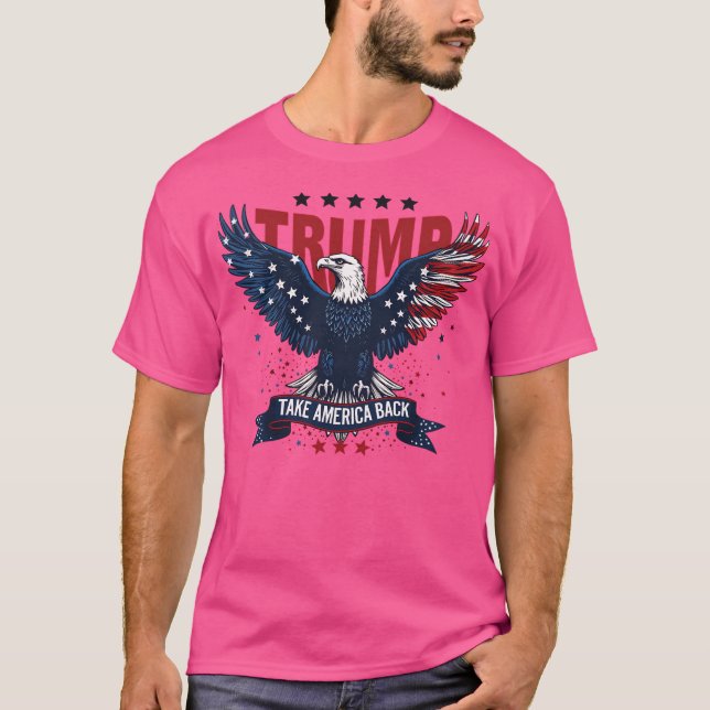 Dra tillbaka Amerika T Shirt (Framsida)
