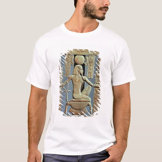 Dra tillbaka av en stol från graven av Tutankhamun Tee (Framsida)