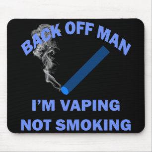 DRA TILLBAKA AV MAN mig förmiddagen VAPING som Musmatta