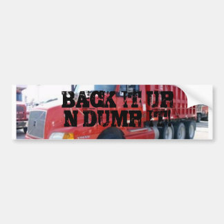 DRA TILLBAKA DET UPP N DUMPAR DET! BILDEKAL