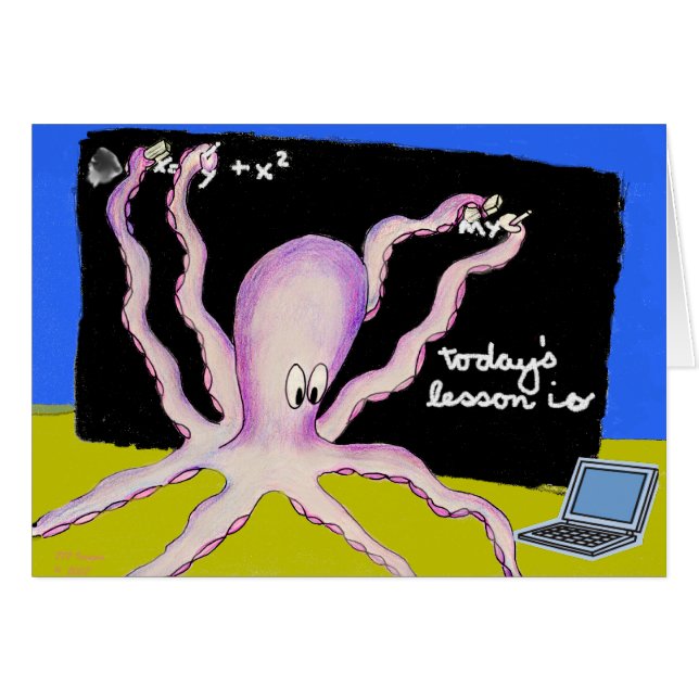 Dra tillbaka för att school. hälsningskort (Framsidan Horizontal)