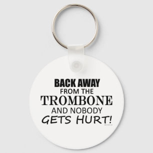 Dra tillbaka i väg från trombonen nyckelring