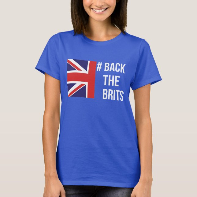 dra tillbaka skjortan för britstennis t t shirt (Framsida)