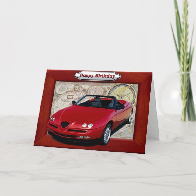 Dra tillbaka till det framtida födelsedagkortet kort (Framsida)