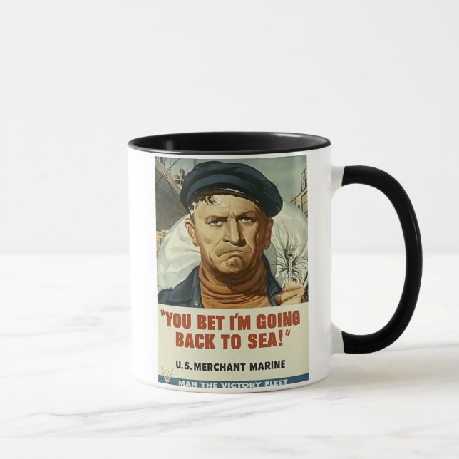Dra tillbaka till havsmuggen mugg (Höger)