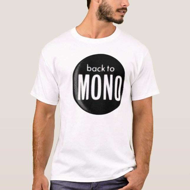 dra tillbaka till mono t shirt (Framsida)