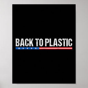 Dra tillbaka till plastfin poster