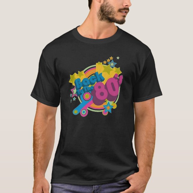 Dra tillbaka till Retro 80-tal för 80-tal T-tröja T-shirt (Framsida)