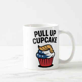 Dra Upp Cupcake Trump Rolig Trump Kaffemugg