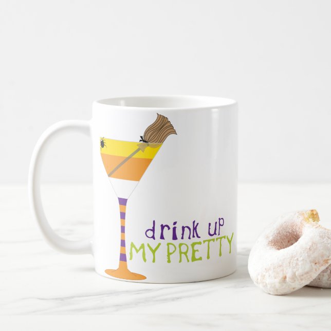 Dra uppåt kaffemugg (Med munk)