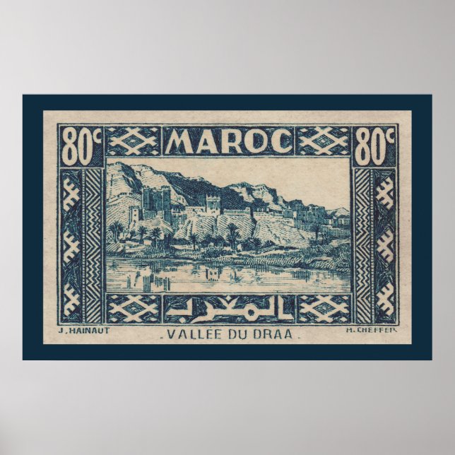 Draa Valley, Marocko - Poster (Framsidan)