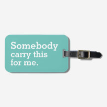 Draag Dit Voor Me-grappig bagageletikett