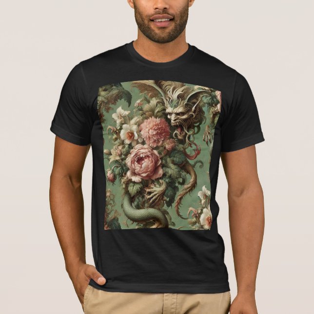 Drac’s Finery – Gothic Wearable Art T Shirt (Framsida)