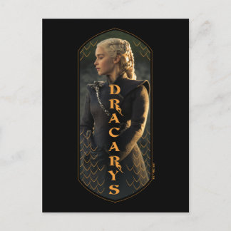 "Dracarys" Daenerys Targaryen Grafik Vykort