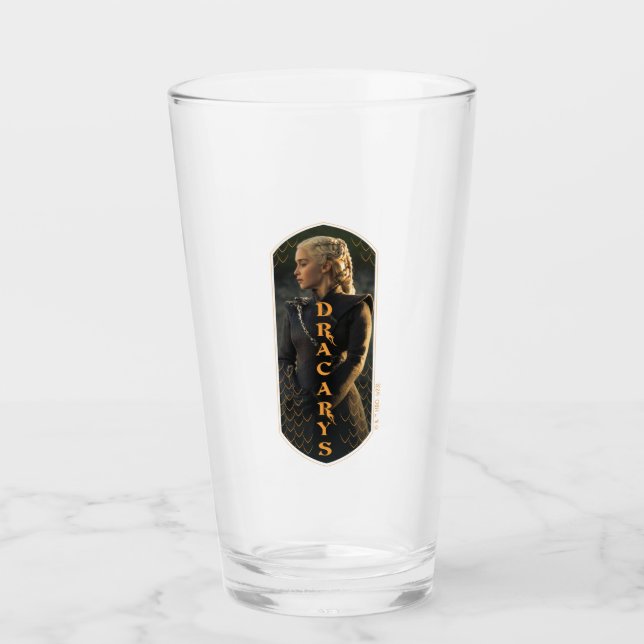 "Dracarys" Daenerys Targaryen Graphic Glaskopp (Framsida)