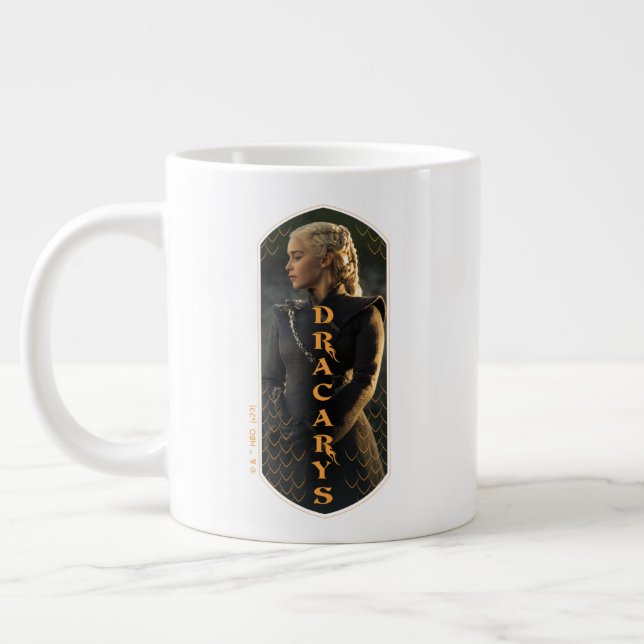 "Dracarys" Daenerys Targaryen Graphic Jumbo Mugg (Vänster)