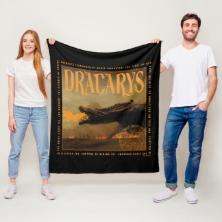 "Dracarys" Drogon Breathing Fire Graphic Fleecefilt