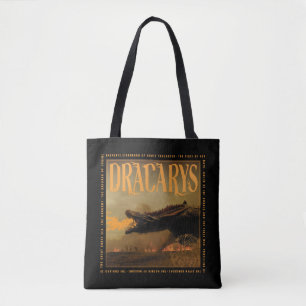 "Dracarys" Drogon Breathing Fire Graphic Tygkasse