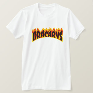 Dracarys - härmtrasten flammar parodi t-shirt