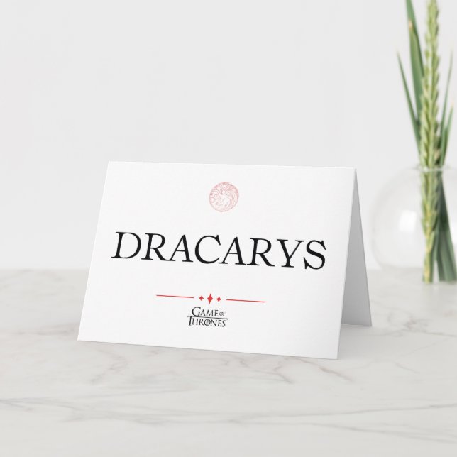 Dracarys Kort (Framsida)