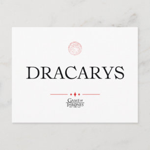 Dracarys Vykort