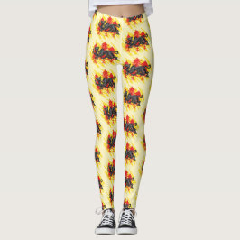 Drachenwald damasker leggings