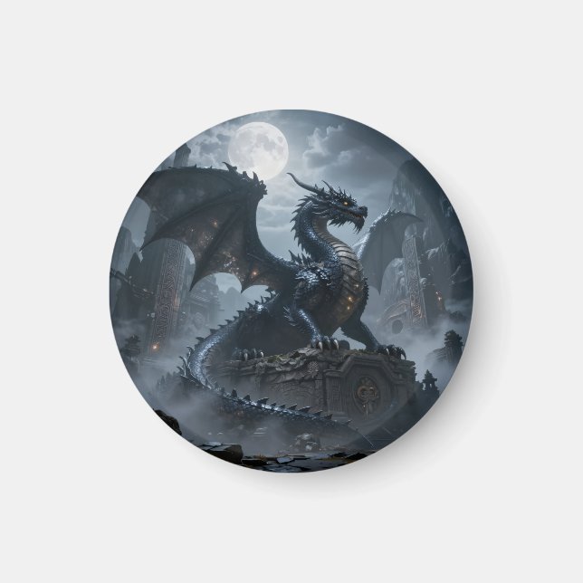 Drachenwelt – Das Reich aus Feuer und Magie Magnet (Framsidan)