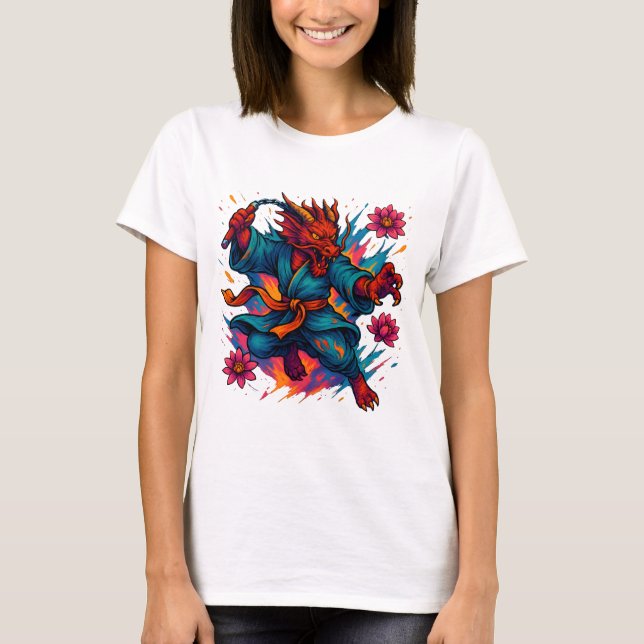 Drachenwirbel T Shirt (Framsida)