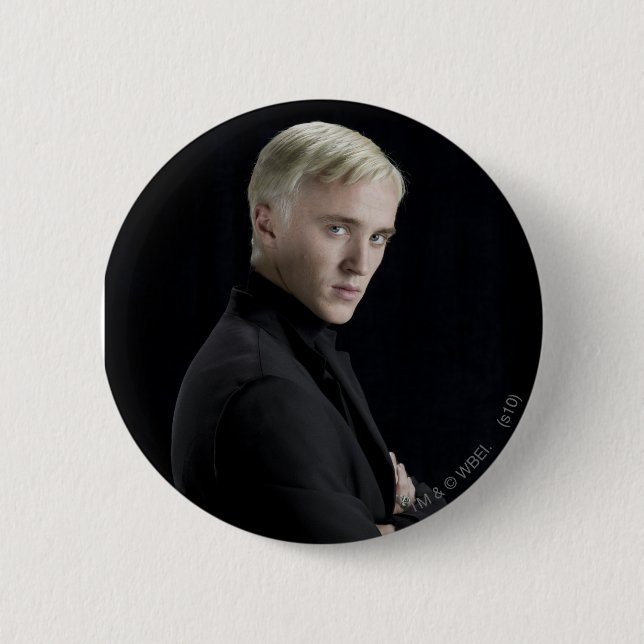 Draco Malfoy Armar Korsade Knapp (Framsida)