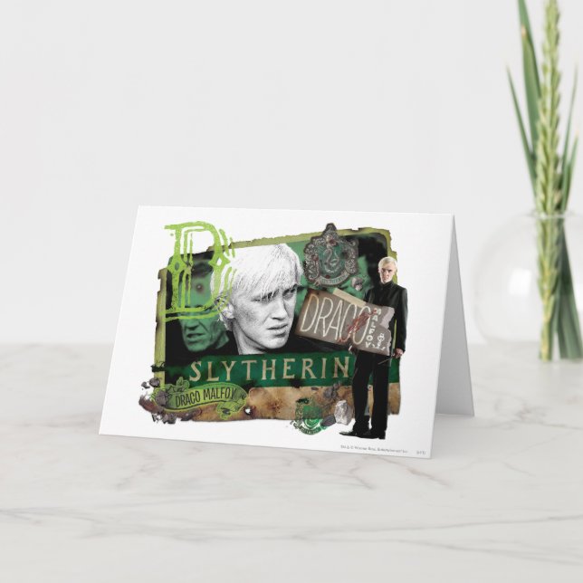 Draco Malfoy Collage 1 Kort (Framsida)