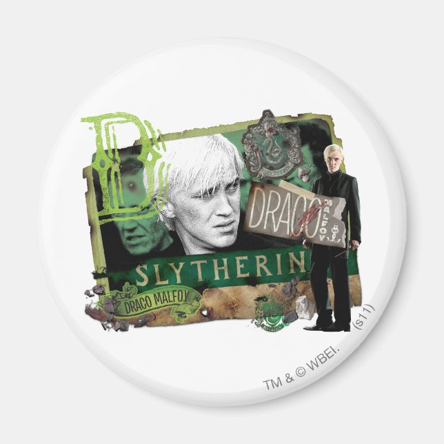 Draco Malfoy Collage 1 Magnet (Framsidan)